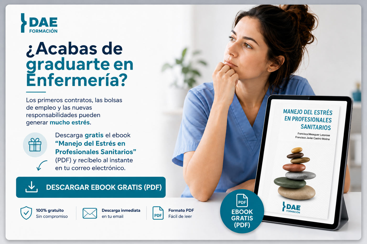 Descarga gratis el ebook Manejo del Estrés en Profesionales Sanitarios